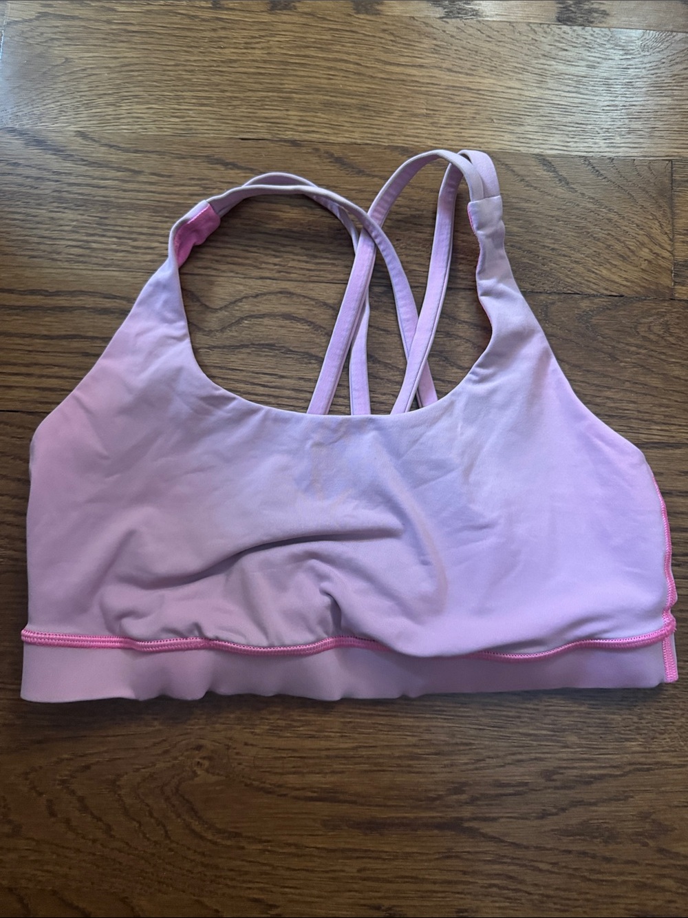 Lululemon pink energy bra size 8